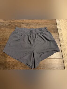 Athletic Works High-Waist Charcoal Grey Active Shorts